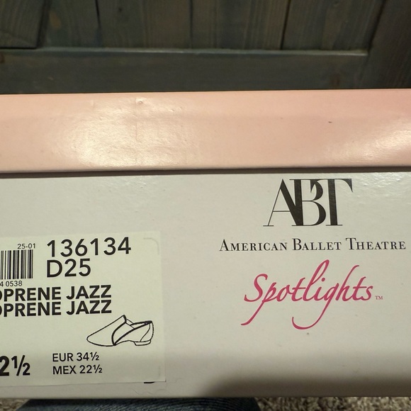 Black Neoprene Jazz Ballet Shoes - Size 2 1/2 Kids - Picture 5 of 5